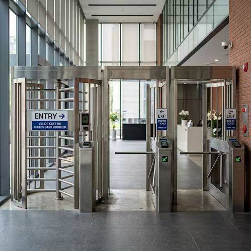 Museum high-security full height turnstile